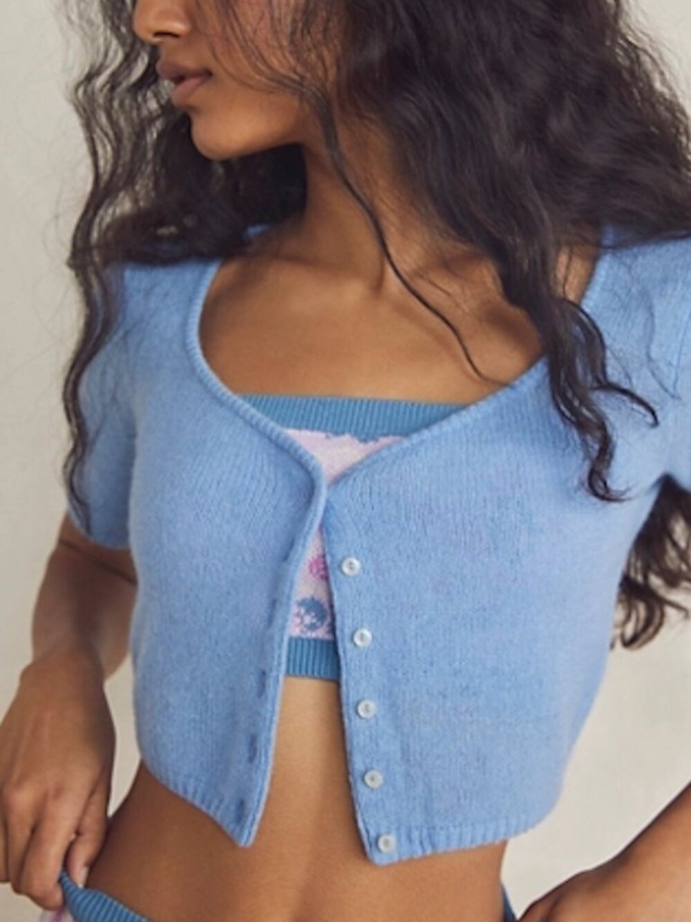 Free People Cashmere Cardigan Sweater Size Small Soft Cozy Lightweight Knit